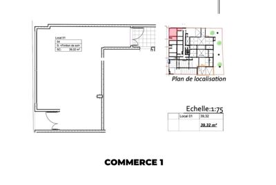 1 commerce, résidence Campussimo – vue 3